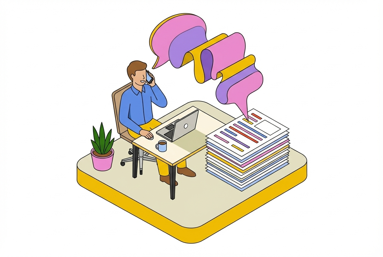 The End of the Blank Page: How to Download Your Brain Into a Manual Without Typing a Word