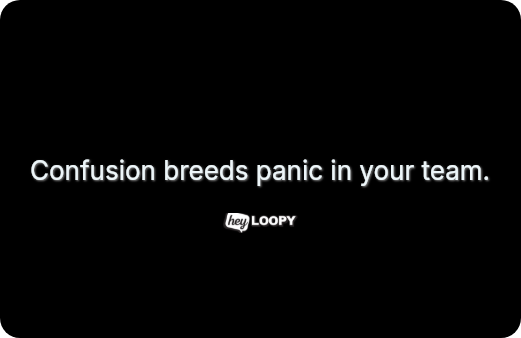 Complex instructions fail during a crisis.