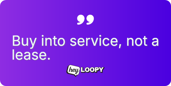 Focus on people, not facilities.