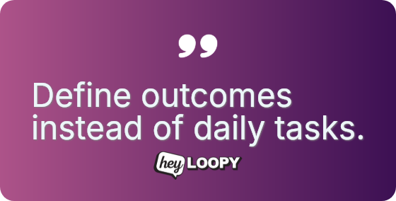 Control the result not the method.