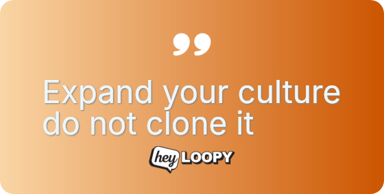 Hire for contribution not just comfort