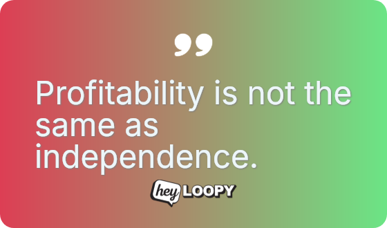 Build a business, but protect yourself.