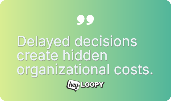 Management debt compounds over time.