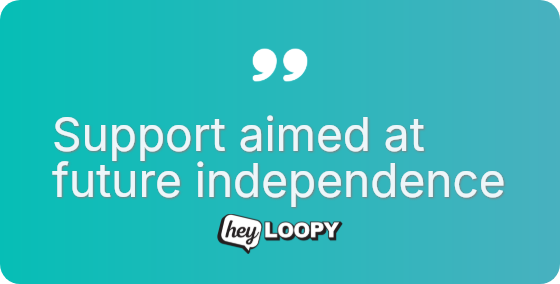 Build confidence before removing the net