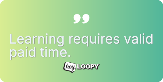 Autonomy removes anxiety of falling behind.