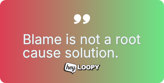 The fifth why reveals the root cause.