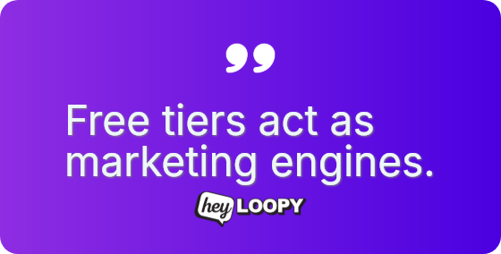 Freemium is a permanent relationship.