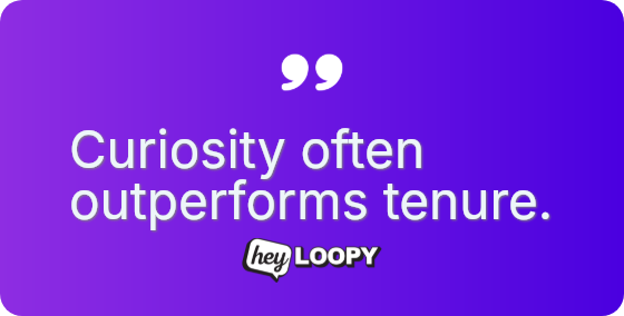 Hire for drive, not just history.