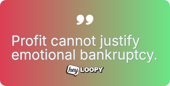 Track sanity like you track revenue.