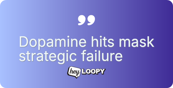 Busyness does not equal business progress